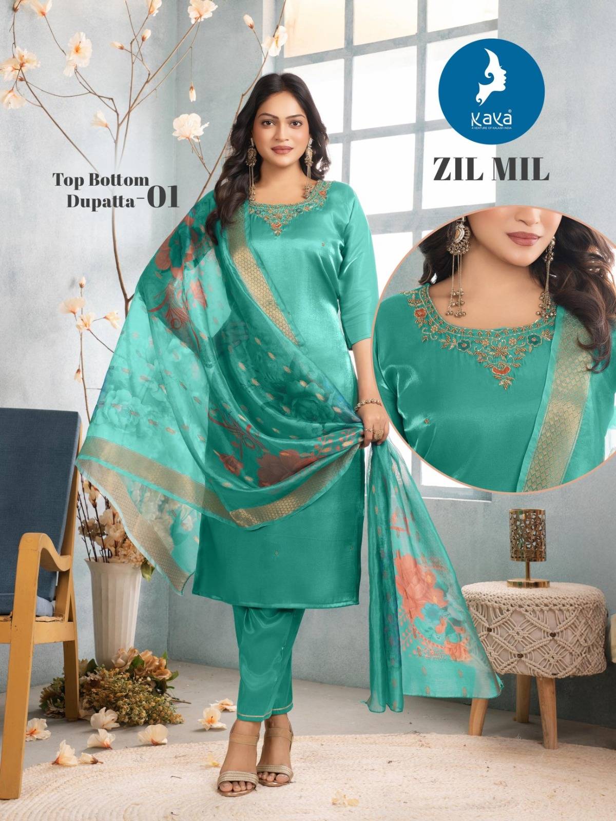 Kaya Zil Mil Wholesale Kurtis in Mumbai
